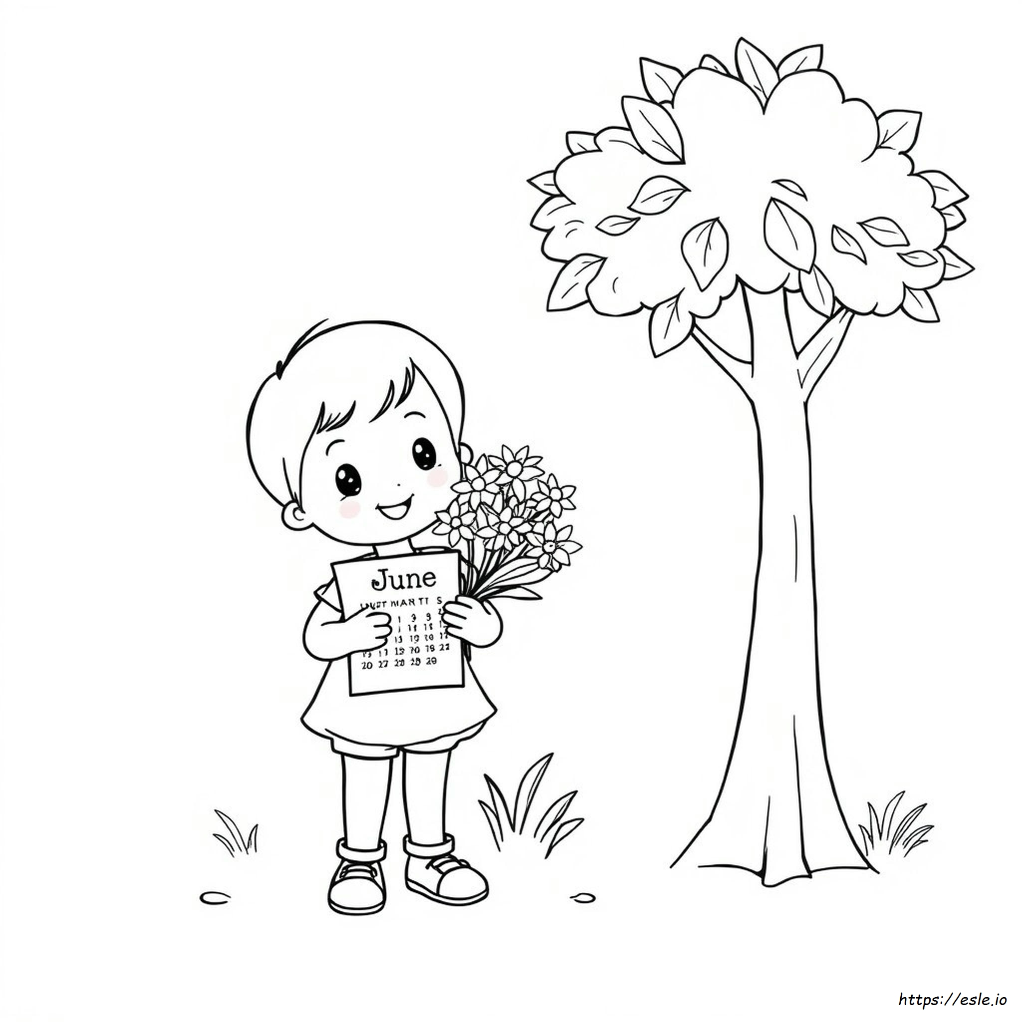 Coloring Pages For The Month Of June