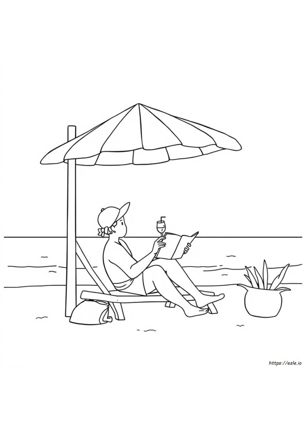 Summer Adult Coloring Pages Free
