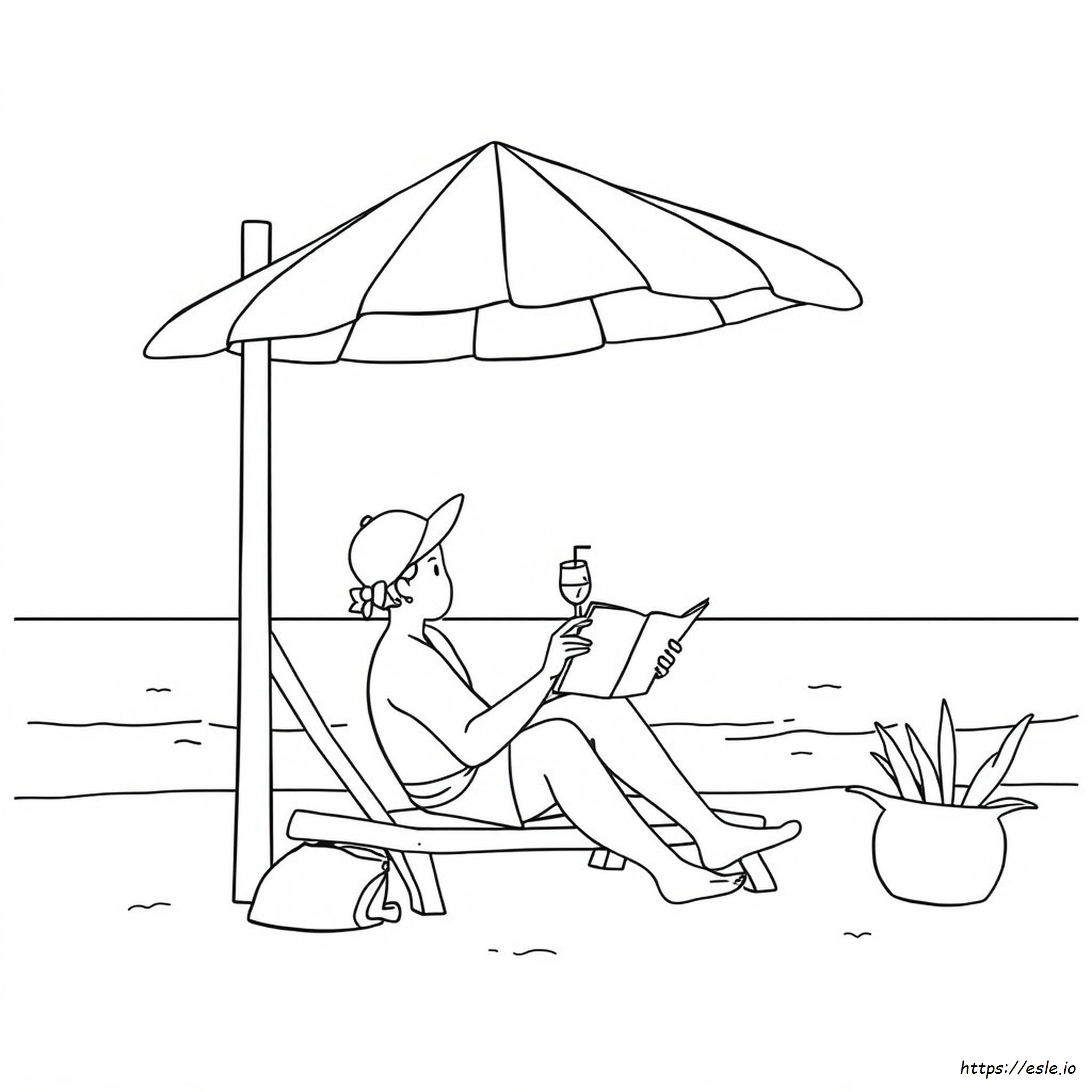 Summer Adult Coloring Pages Free