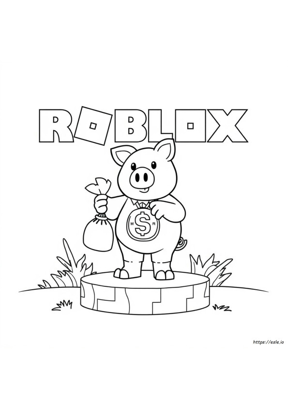 Roblox Piggy Zizzy Színező Oldalak