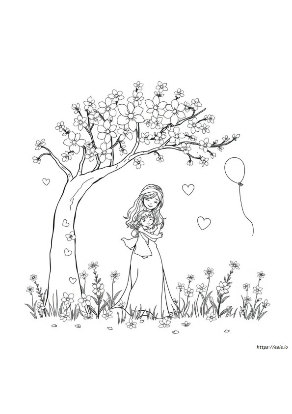 Disegni Da Colorare Per La Festa Della Mamma