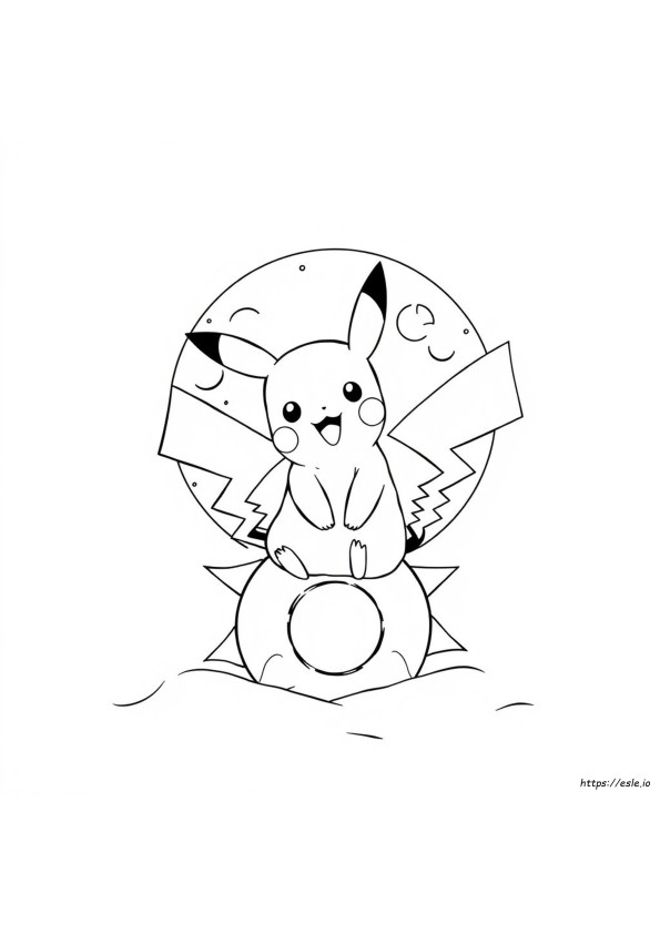 Słońce I Księżyc Pokemony Kolorowanki