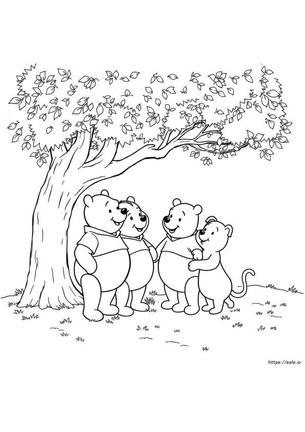 Coloring Pages Dibujos De Winnie Pooh Y Sus Amigos