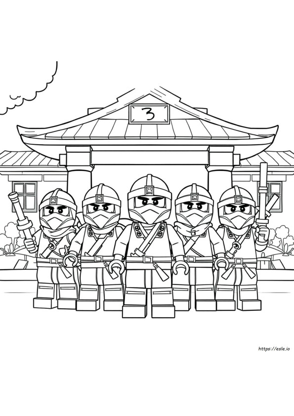 Ninjago Coloring Pages Season 12