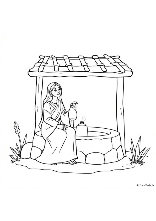 Samaritanerin Am Brunnen Ausmalbilder