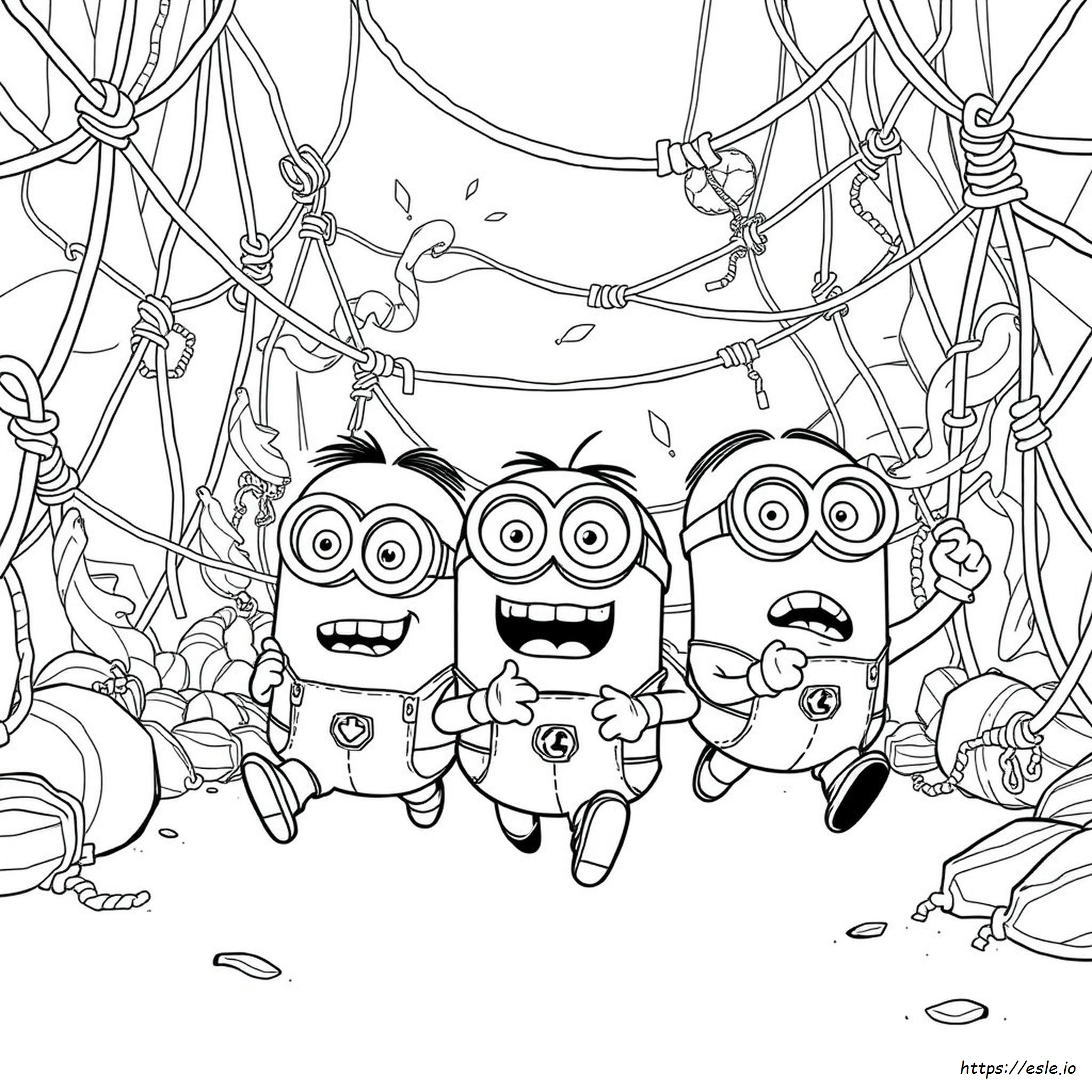 Minion Rush Coloring Pages