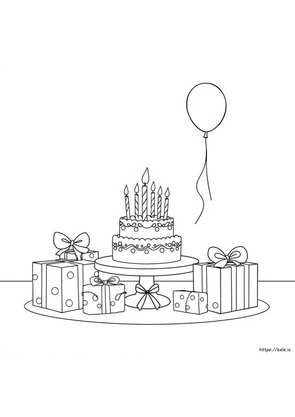 Happy Birthday Coloring Pages For Adults