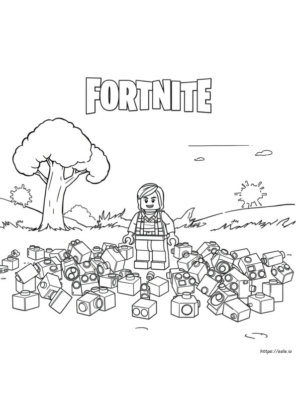 Lego Fortnite Värityskuvat