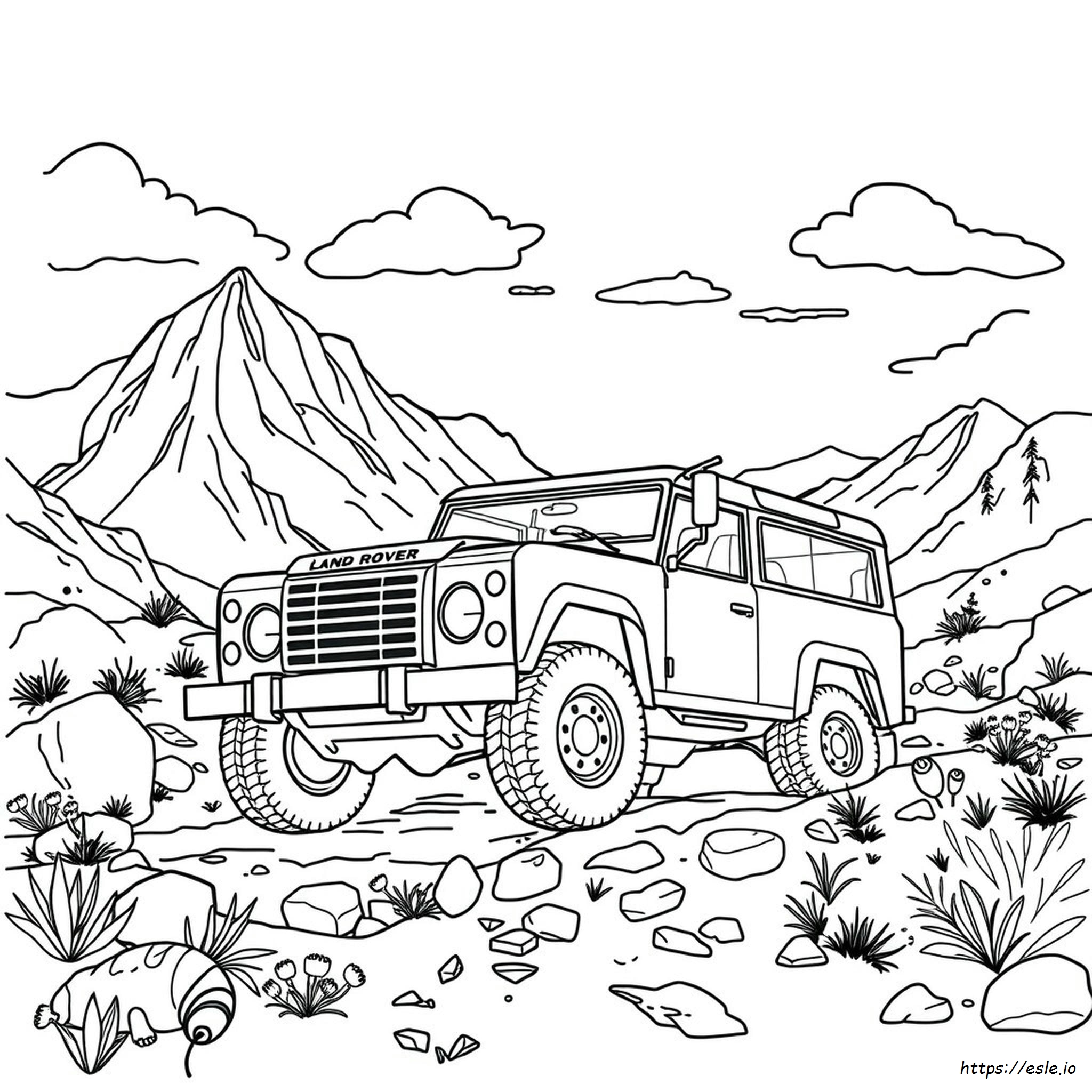 Land Rover Colouring