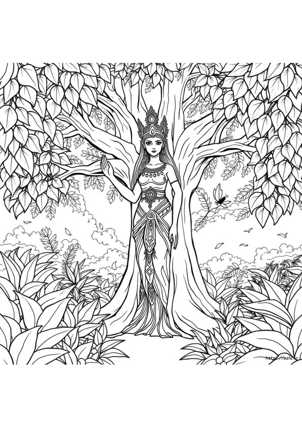 Dewi Gambar Mewarnai