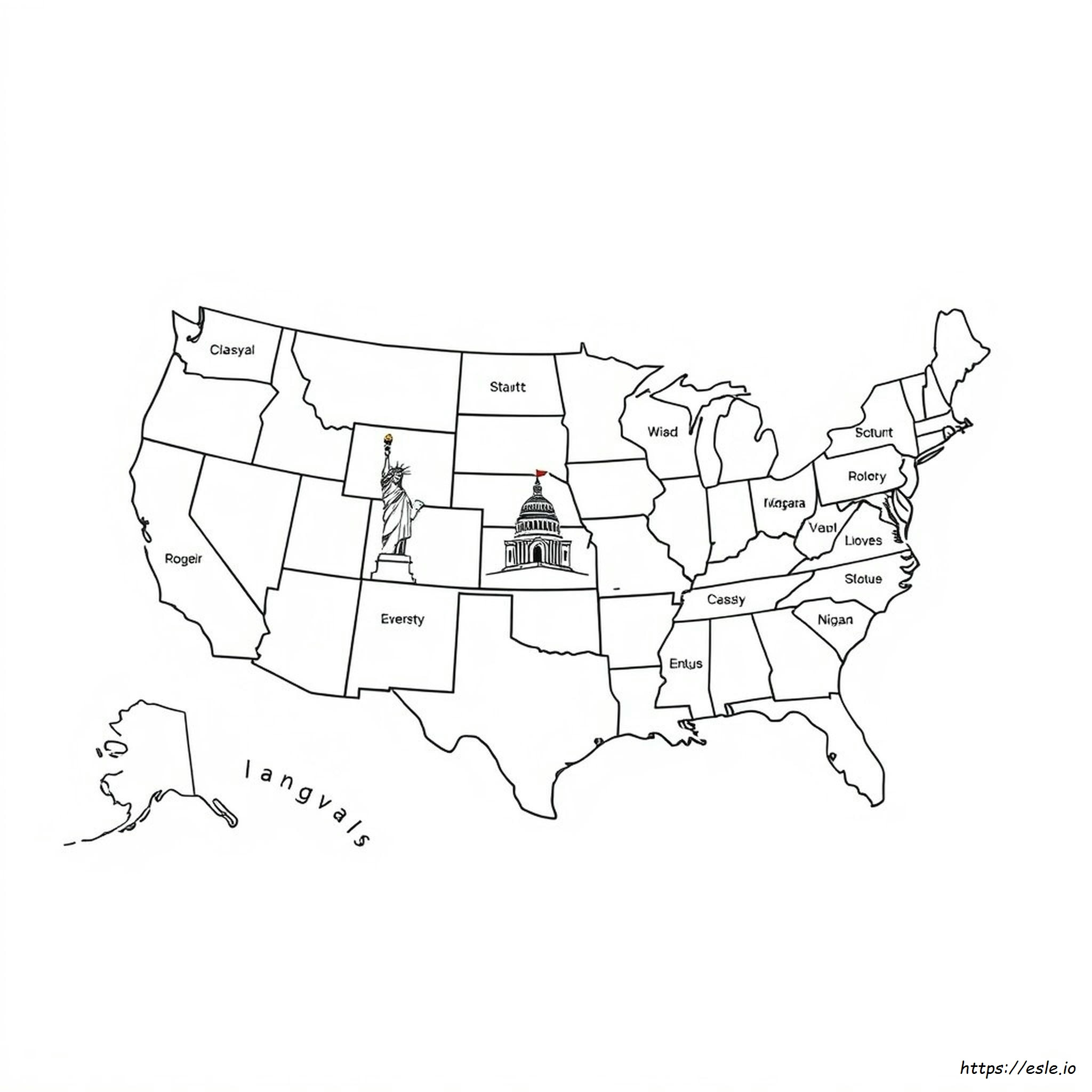 estados-unidos-para-colorir