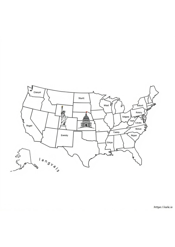 estados-unidos-para-colorir