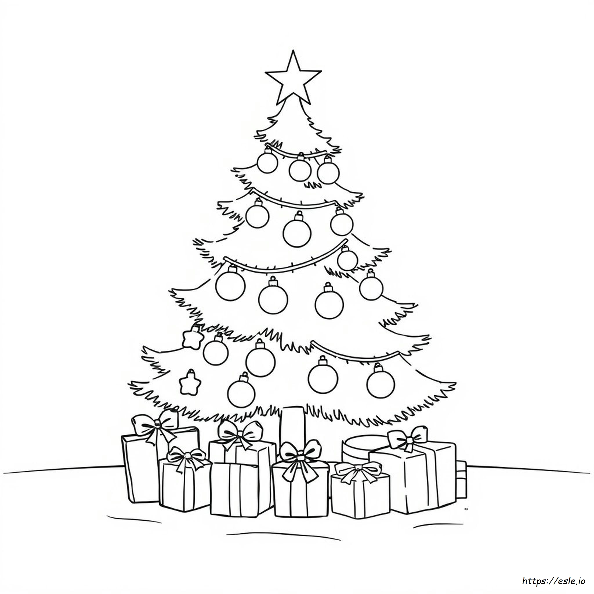 Coloriage Fond De Noël