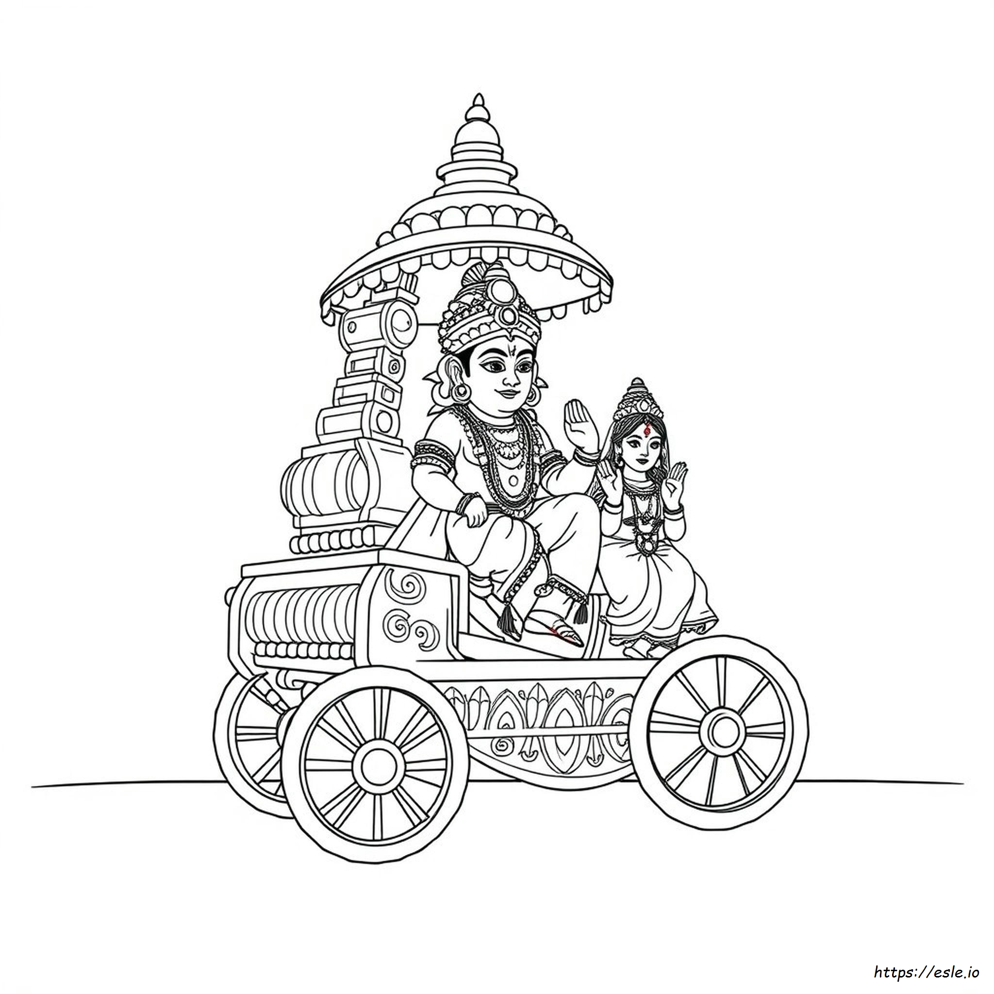Jagannath Coloring Pages