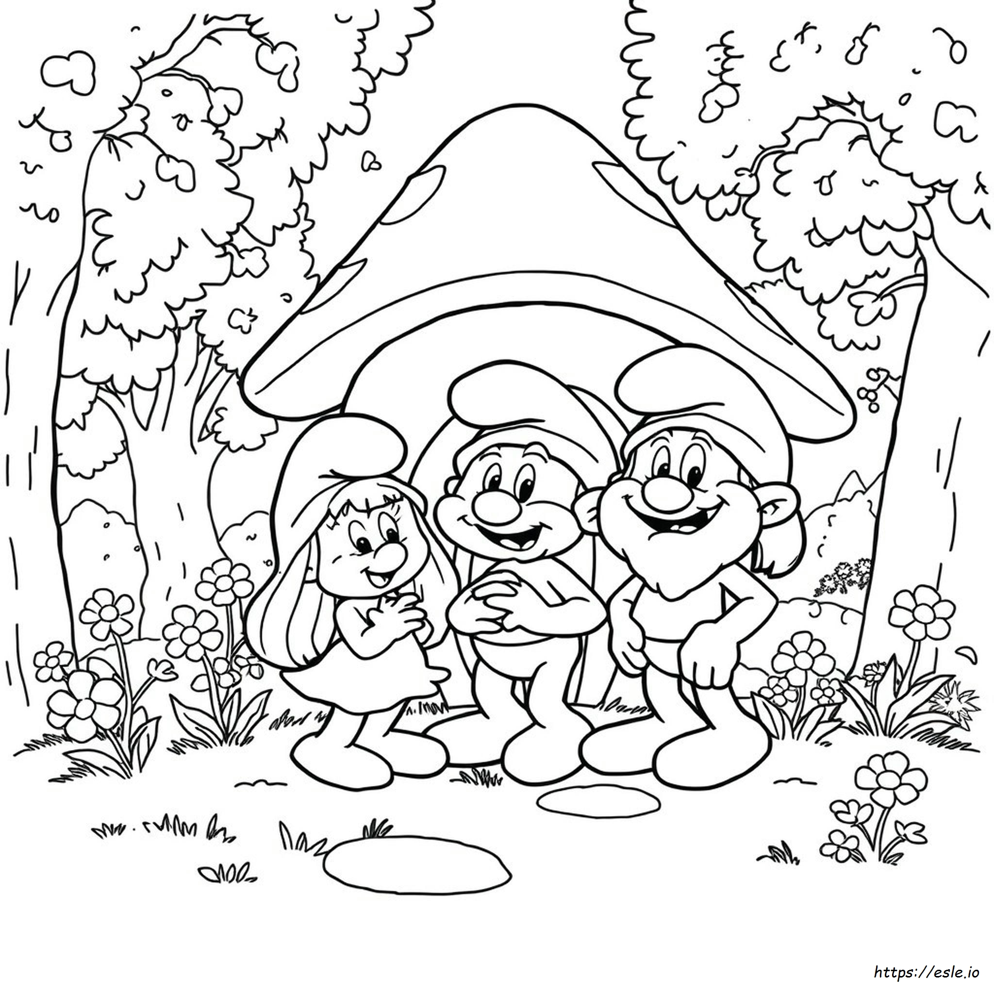 Smurfs Coloring Pages Pdf