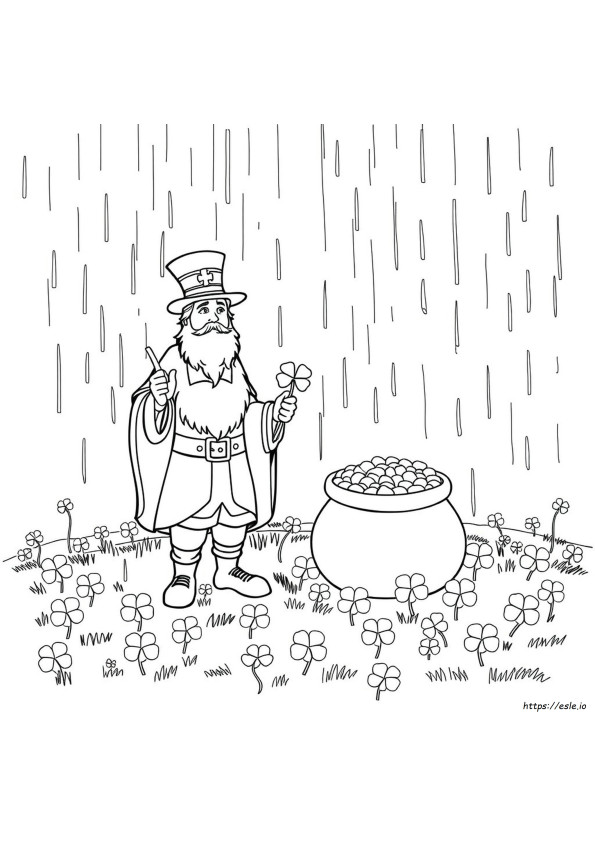 Día De San Patricio Para Colorear