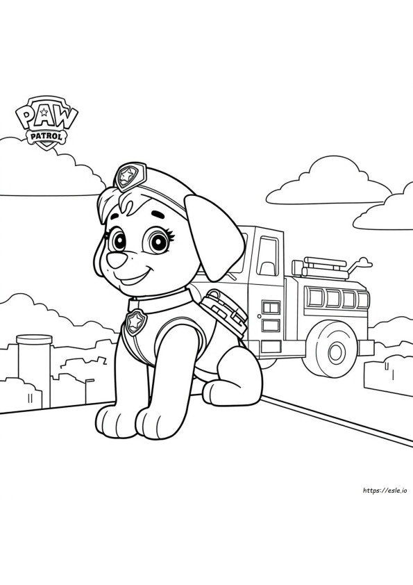 Paw Patrol Il Film Liberty: Disegni Da Colorare