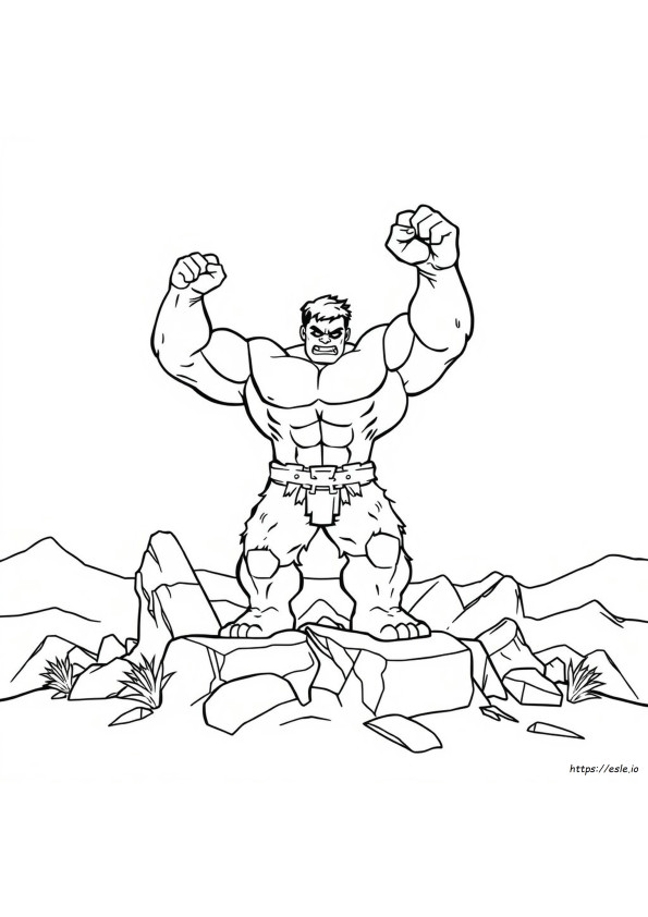 Hulk Coloring Pages To Print Free