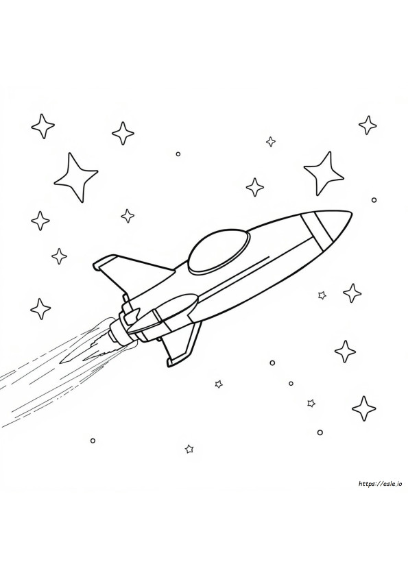 Spaceship Coloring Pages To Print