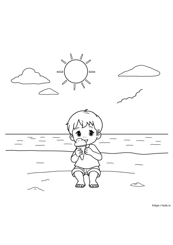 Disegni Da Colorare Estivi Gratuiti Da Stampare
