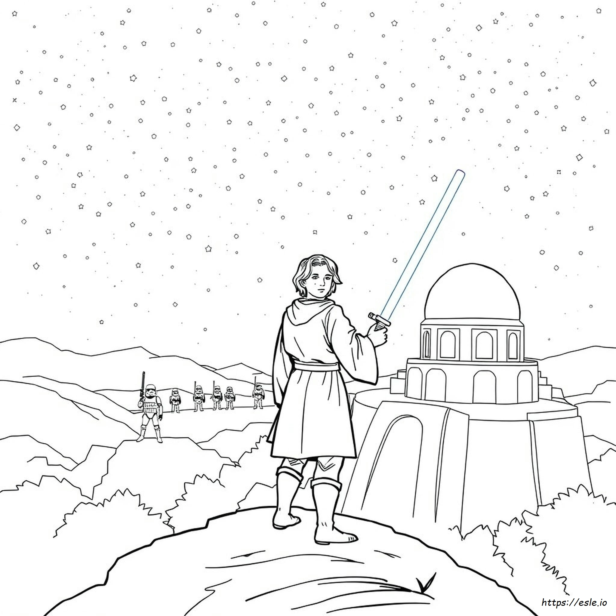 Luke Skywalker Coloring Page