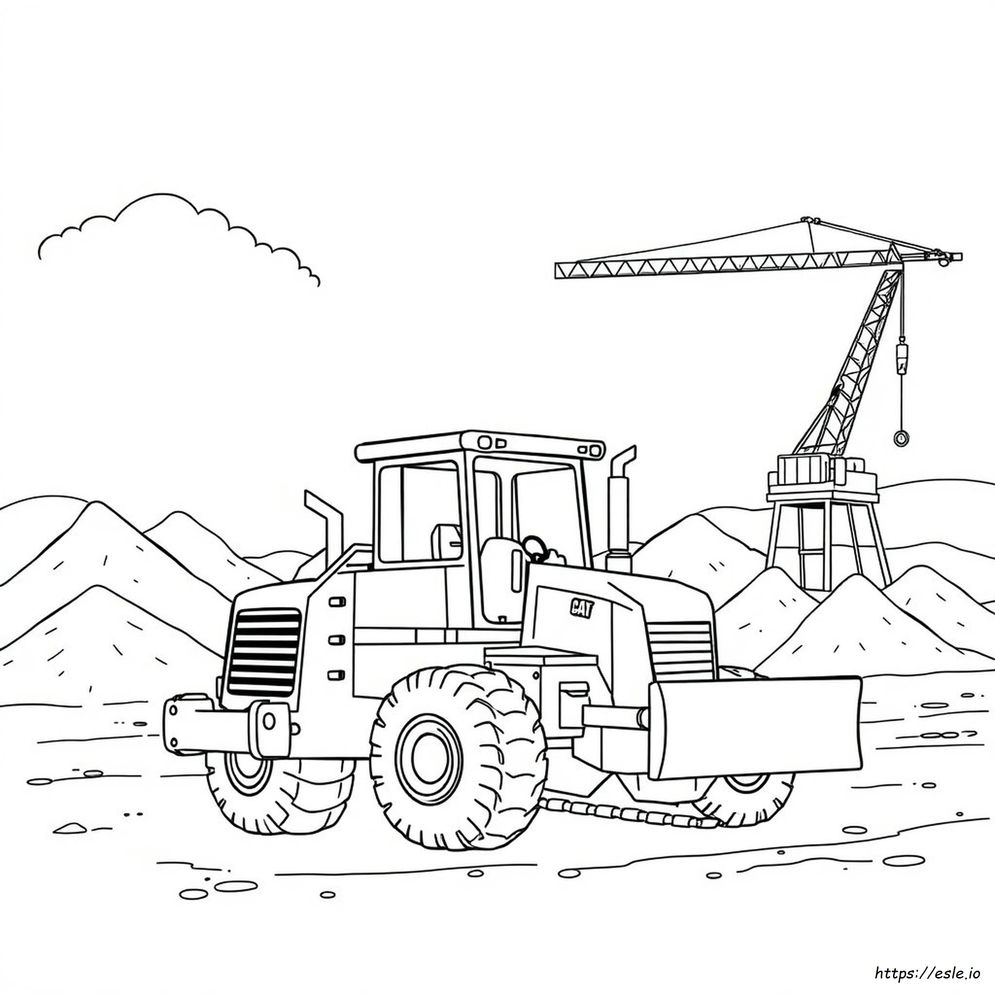 Caterpillar Equipment Coloring Pages
