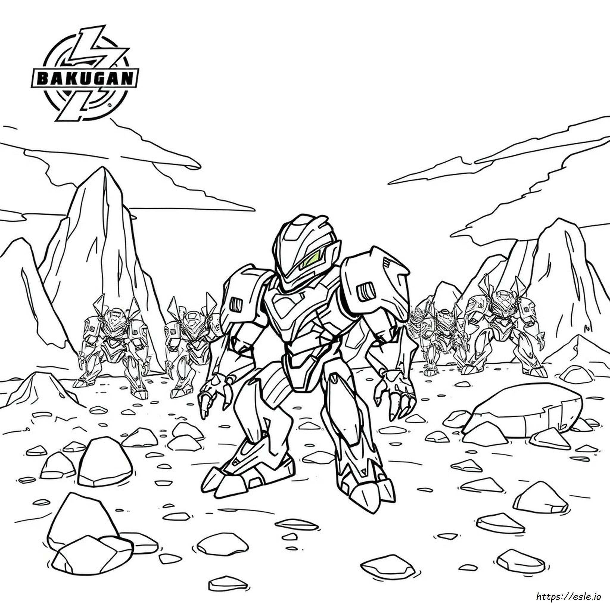 Hydranoid Bakugan Coloring Pages