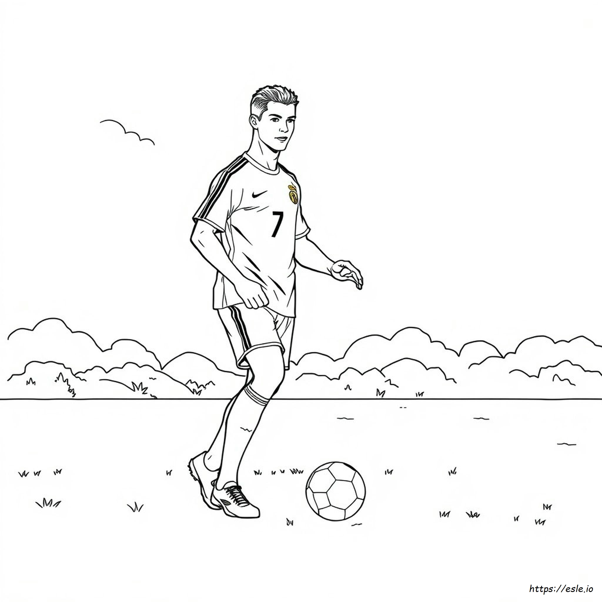 Cristiano Ronaldo Da Colorare