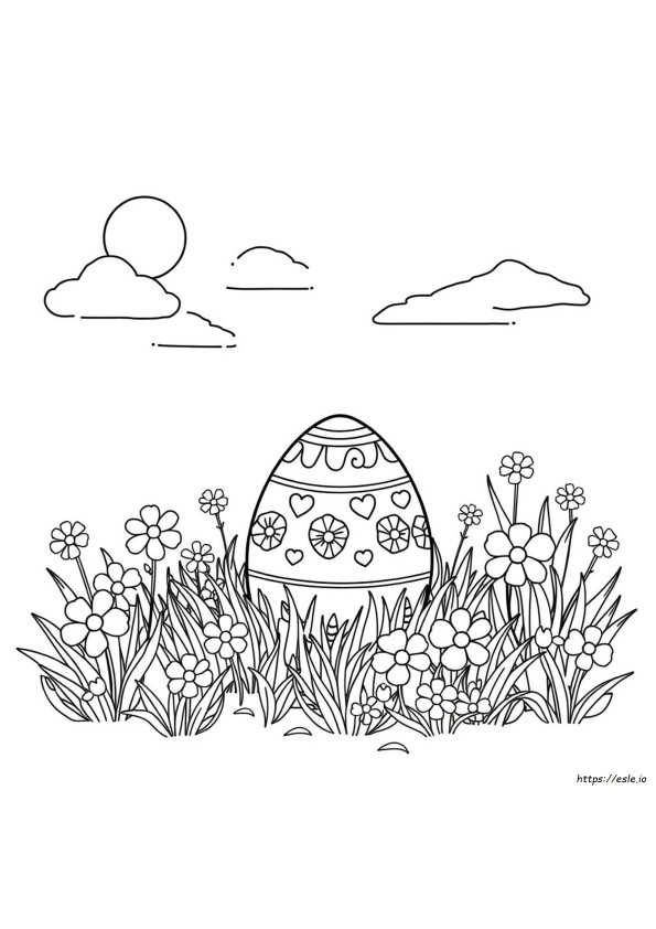 Easter Egg Coloring Pages Pdf