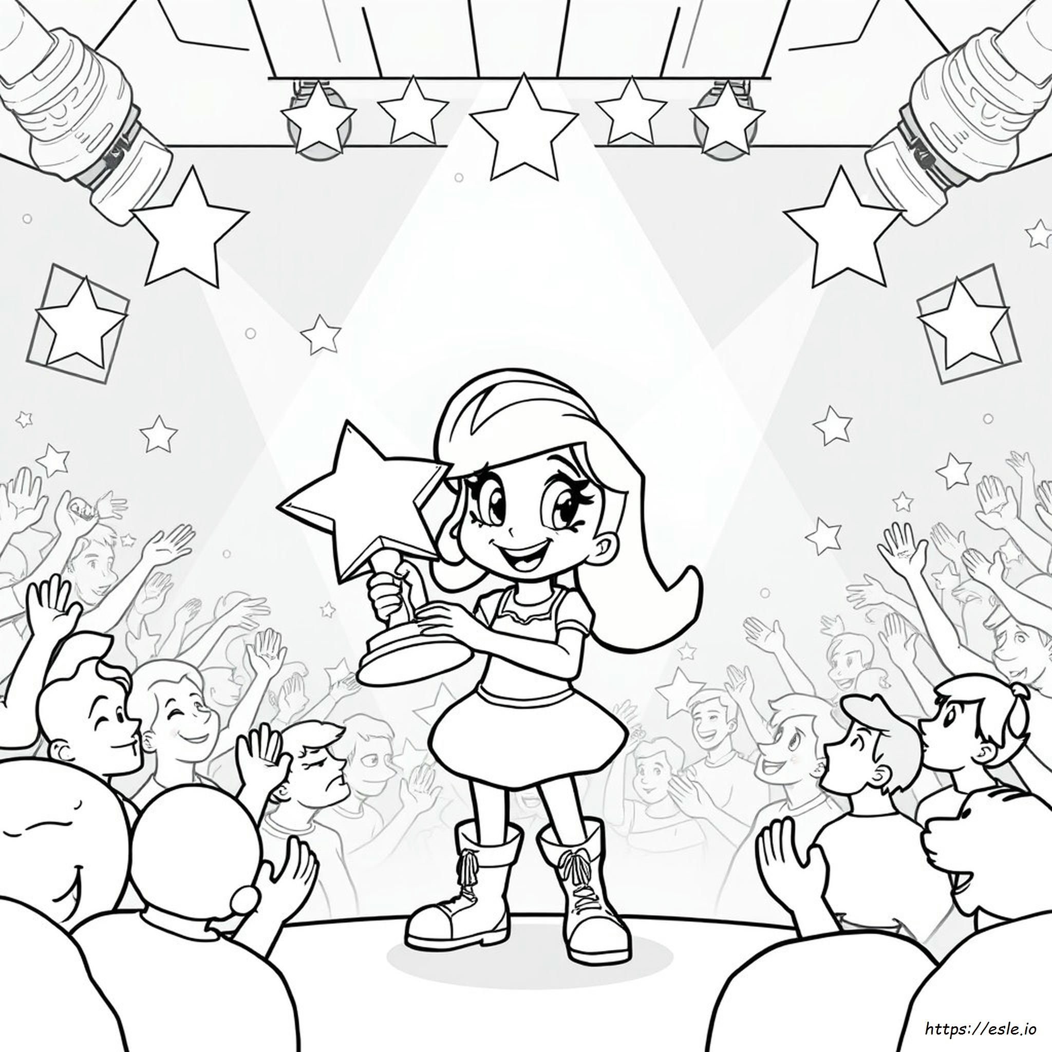 Gambar Mewarnai Brawl Stars Lily