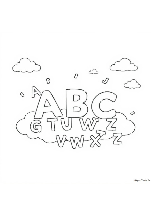 Abc Malvorlage