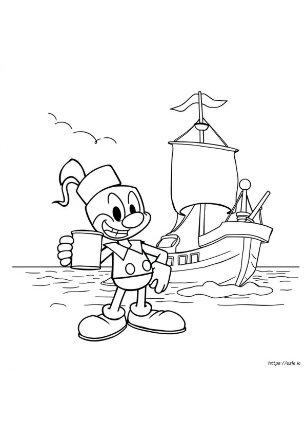 Cuphead Gambar Mewarnai