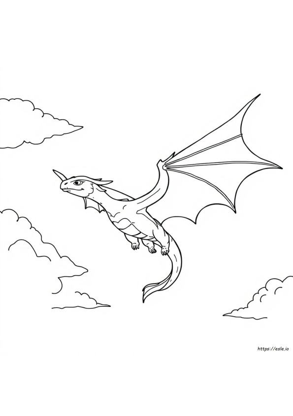 Disegni Da Colorare Drago Ali Di Fuoco Silkwing