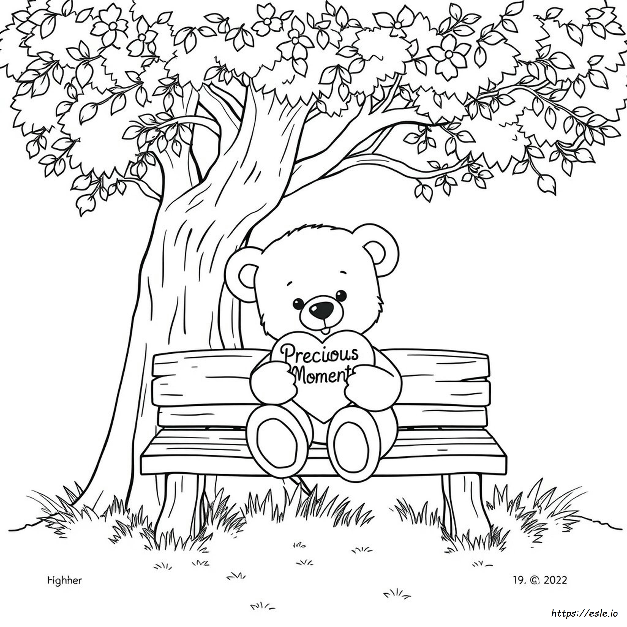 Precious Moments Osito De Peluche Para Colorear