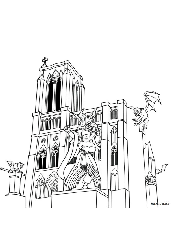 Esmeralda Hunchback Of Notre Dame Coloring Pages