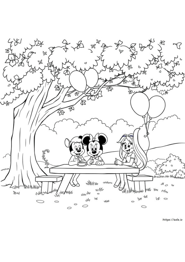 Disney Friends Coloring Pages