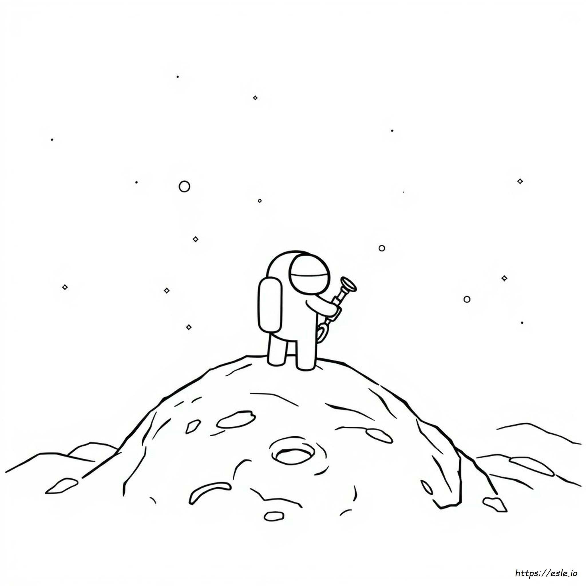 Character Drawing Among Us Coloring Pages