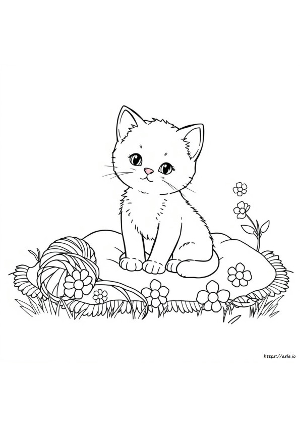 Free Kitty Coloring Pages