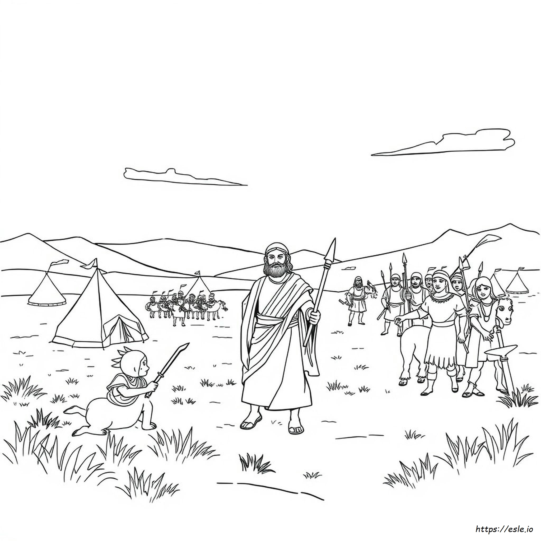 Moses Und Die Amalekiter Ausmalbilder