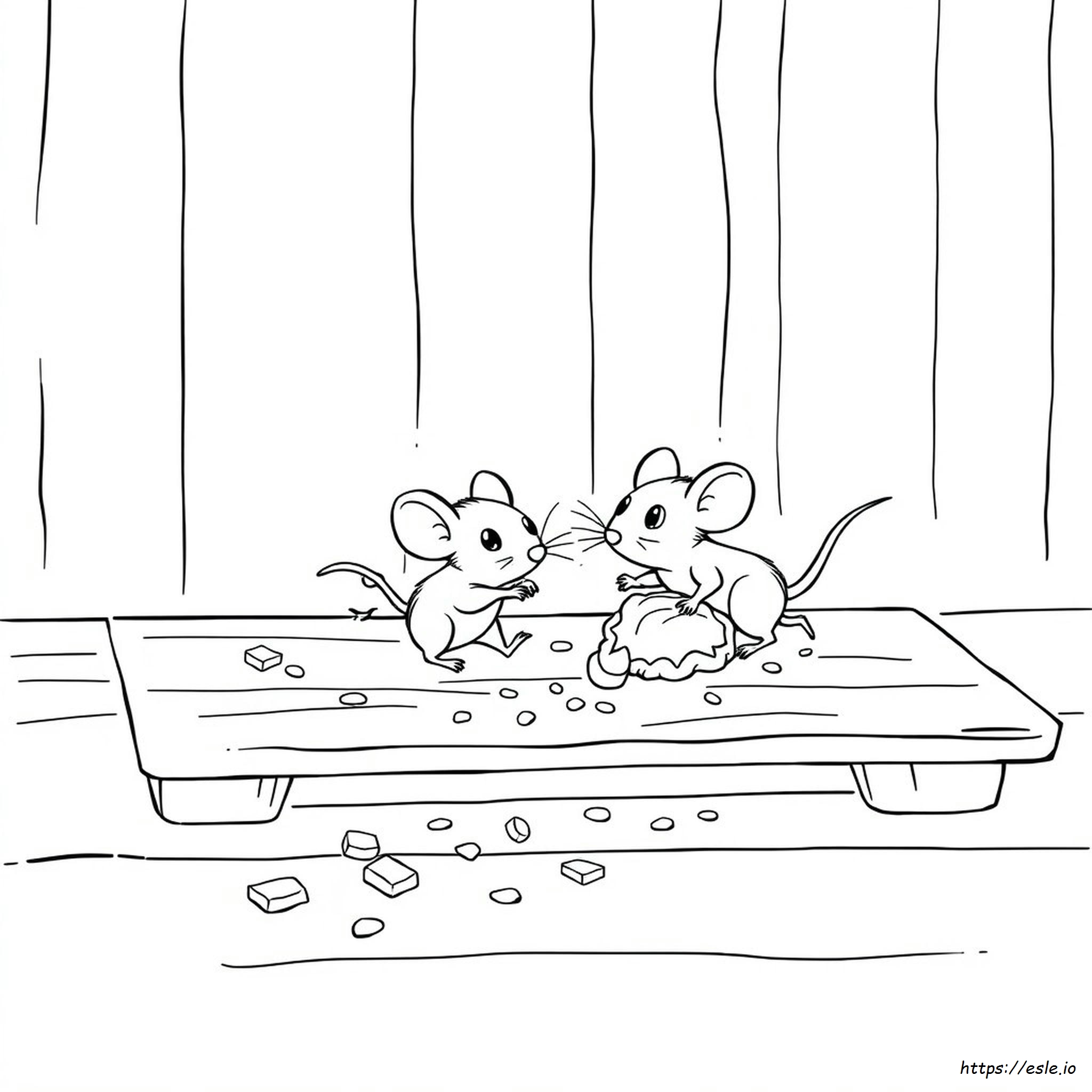 Mice Coloring Pictures