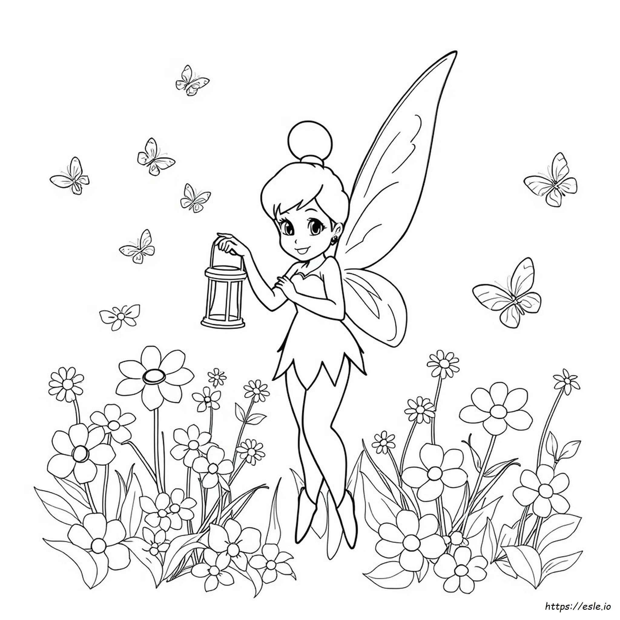 Tinkerbell Fairies Coloring Pages