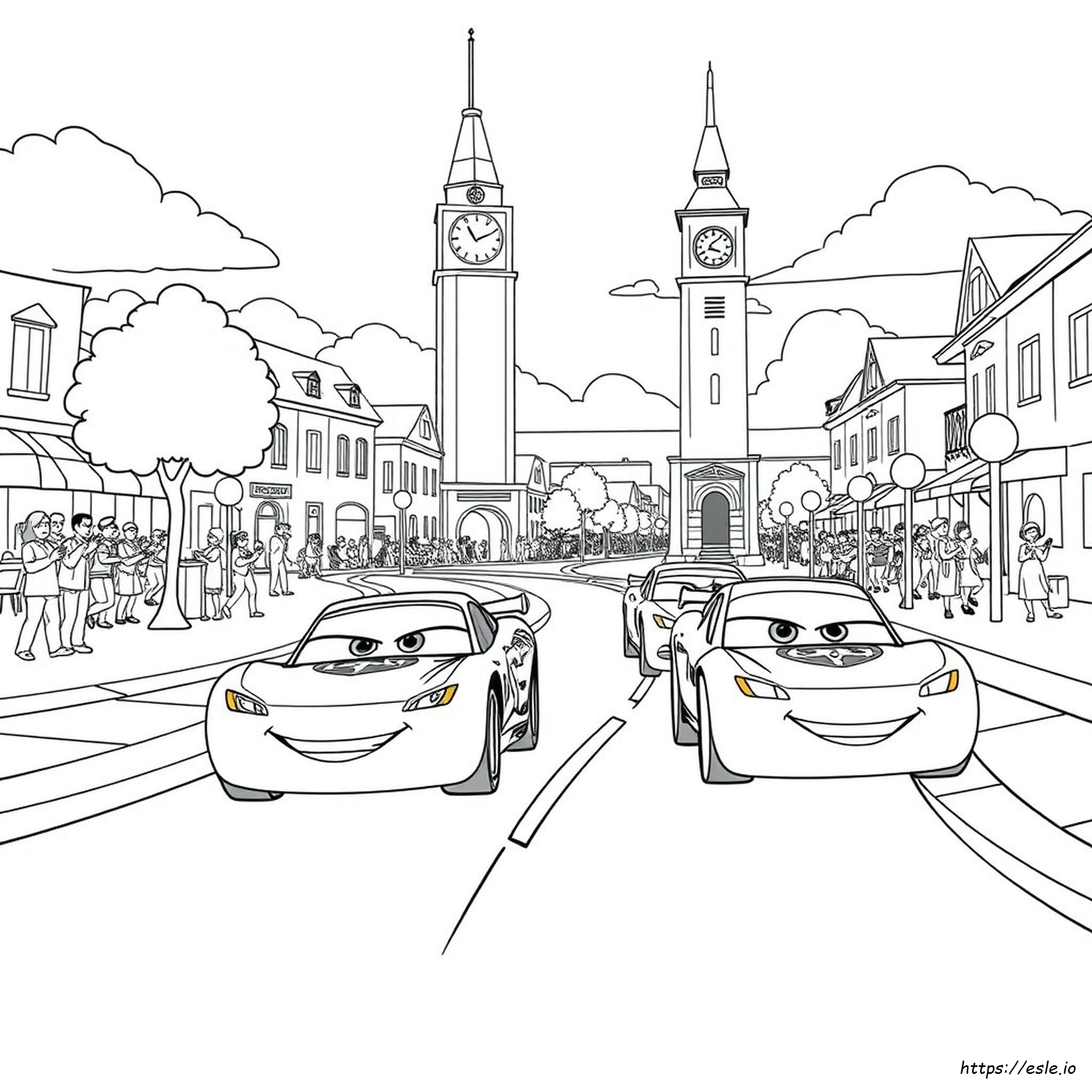 Pixar Cars Coloring Pages Pdf