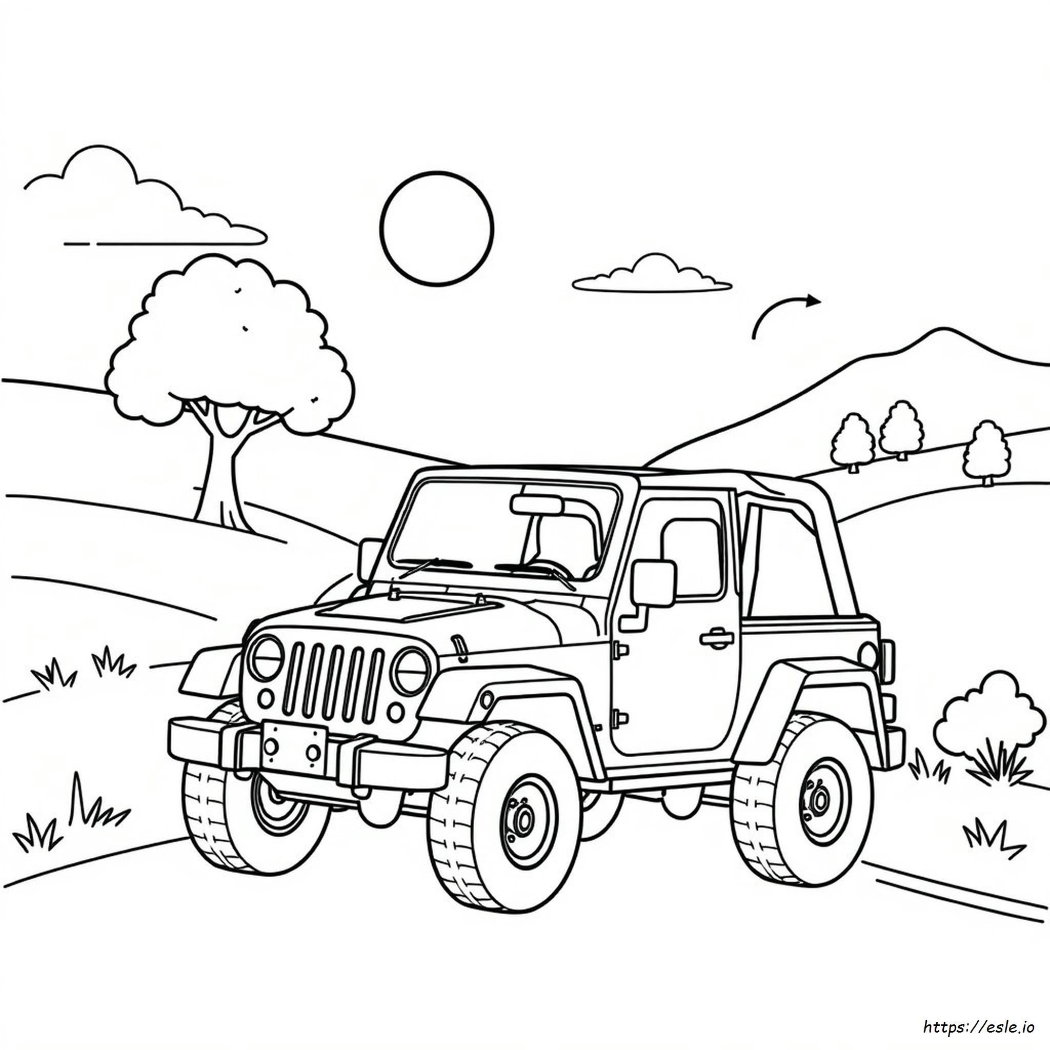 Jeep Ausmalbilder
