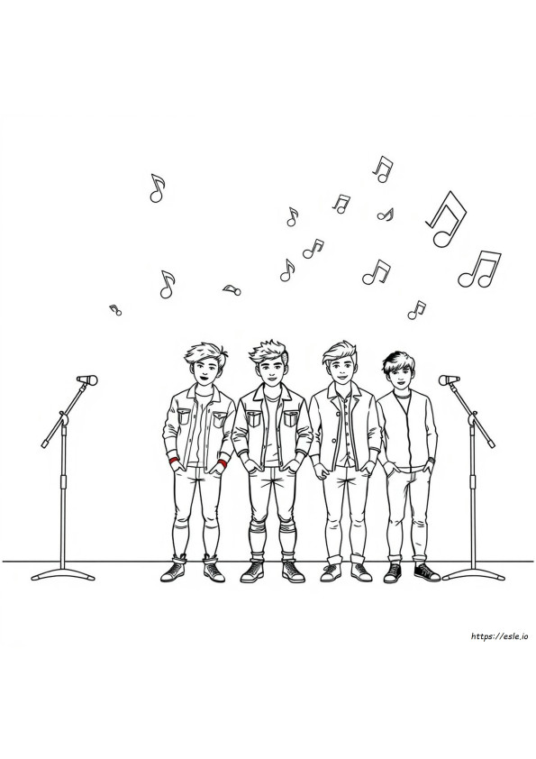 One Direction Coloring Pages
