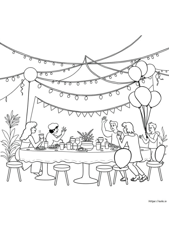 Coloriages Fiesta À Imprimer Gratuits