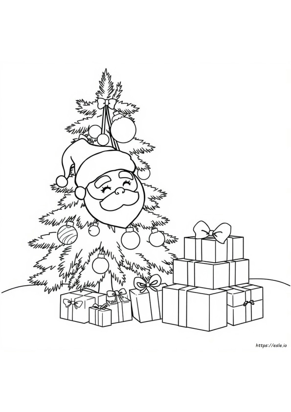 Christmas Mask Coloring