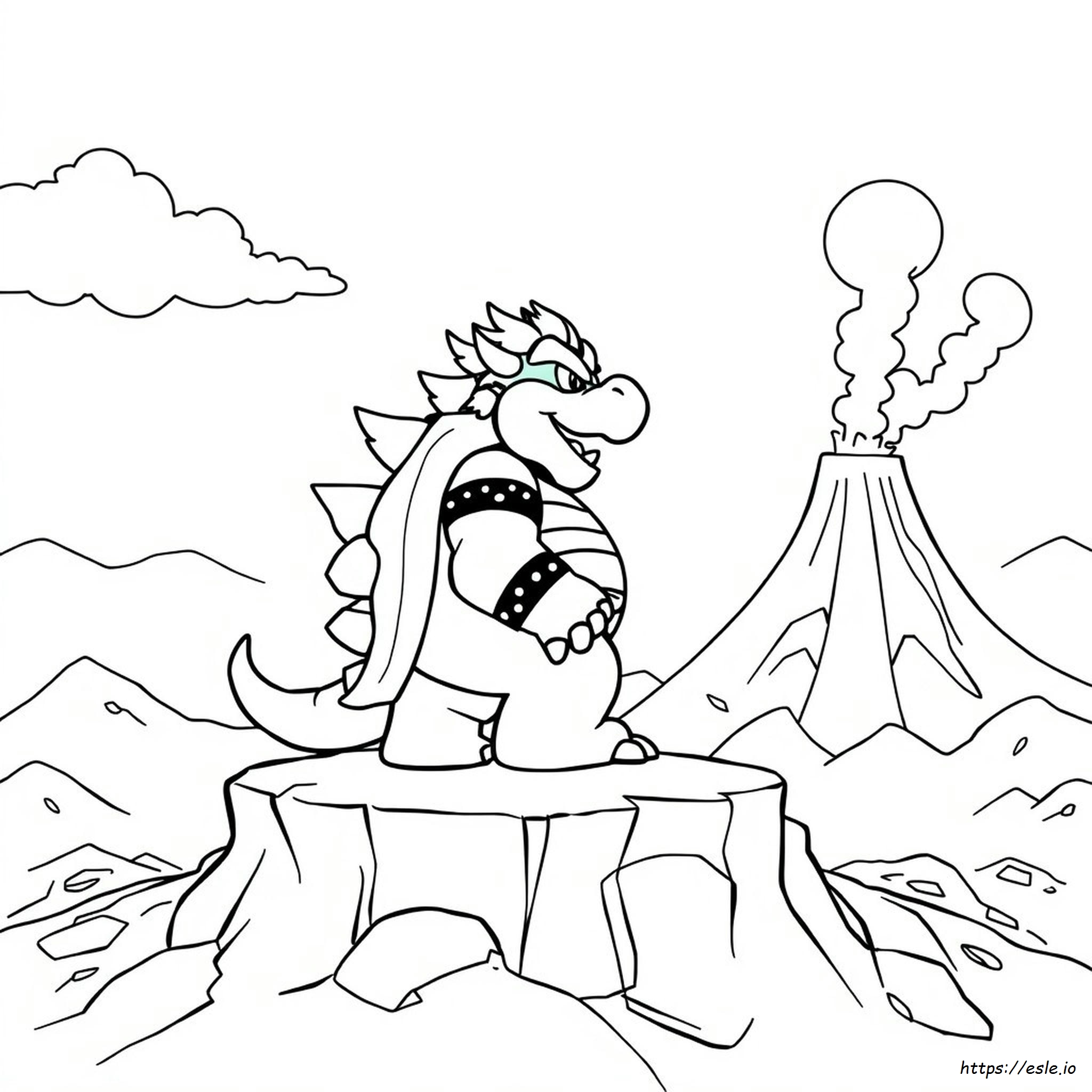 Bowser Coloring Oage
