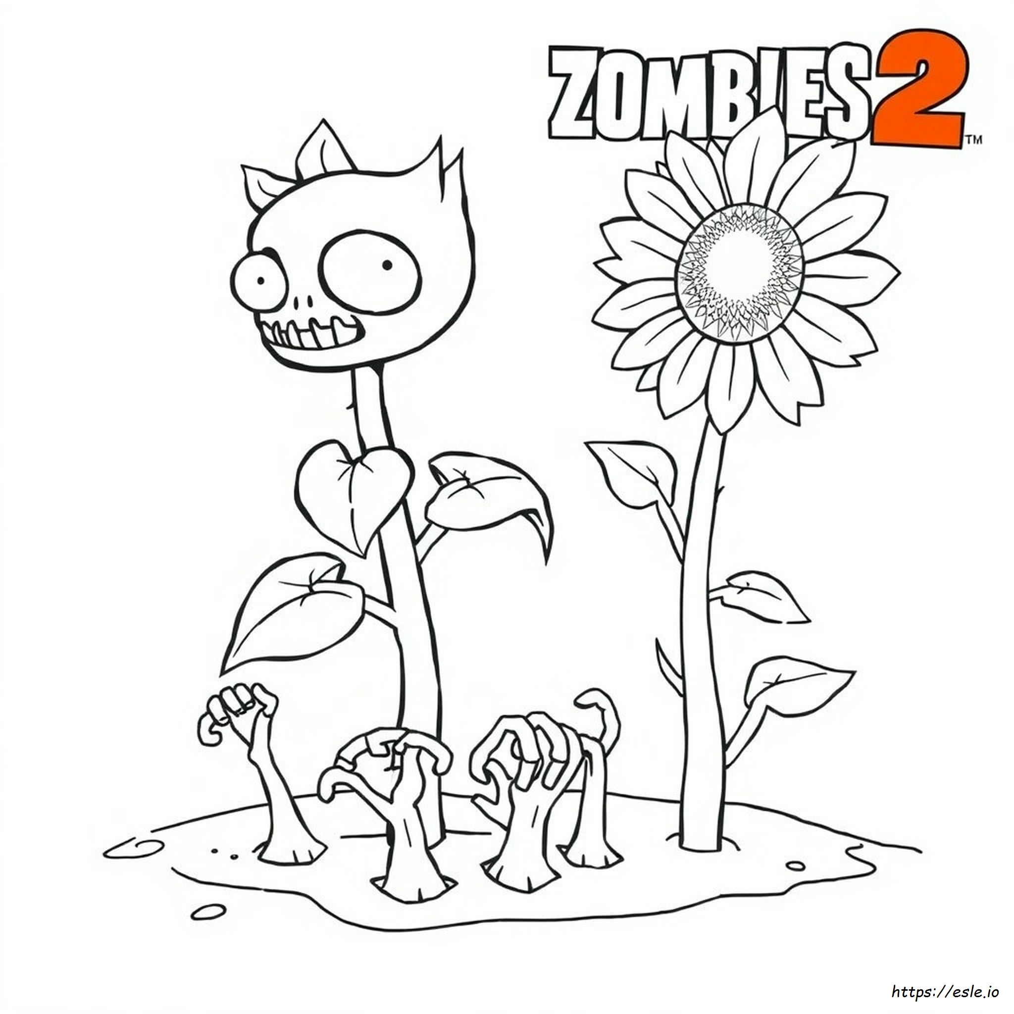 Printable Plants Vs Zombies 2 Coloring Pages