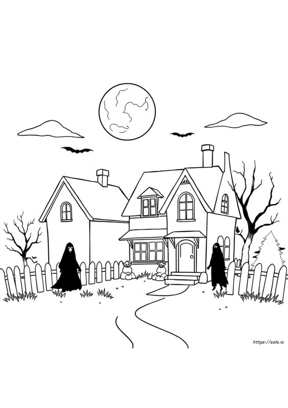 Scary Colouring Sheets