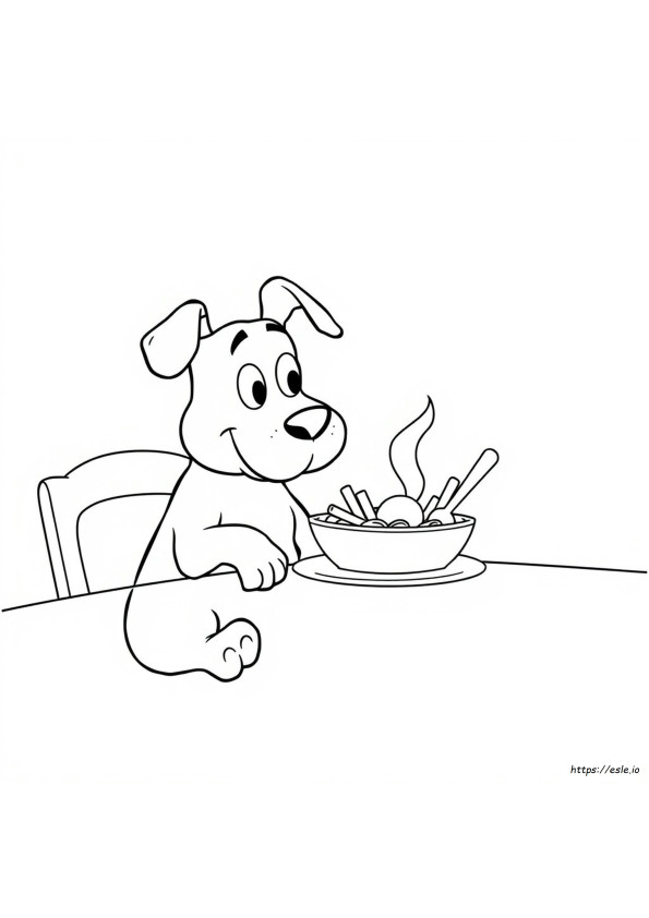 Hungry Coloring Page